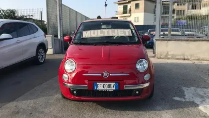 Usata Fiat 500C Pop 95 CV (69 kW) 2010 Rosso Cabrio