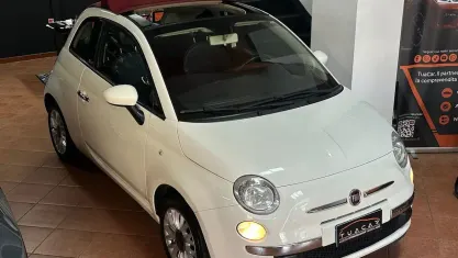 Usata Fiat 500C 69 CV (50 kW) 2015 Bianco Cabrio