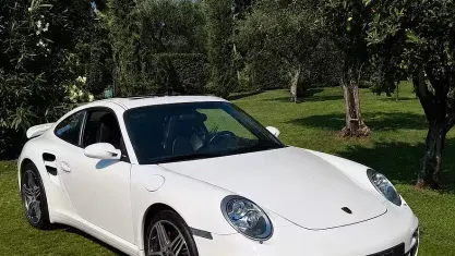 Usata Porsche 997 Turbo 480 CV (353 kW) 2009 Bianco Coupé
