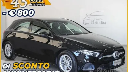 Usata Mercedes A180 Business 116 CV (85 kW) 2019 Nero Berlina
