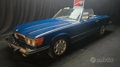 Usata Mercedes SL380 210 CV (154 kW) 1983 Blu Cabrio