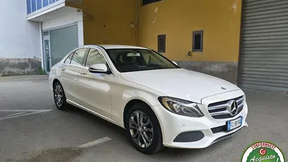 Usata Mercedes C220 170 CV (125 kW) 2016 Bianco Berlina
