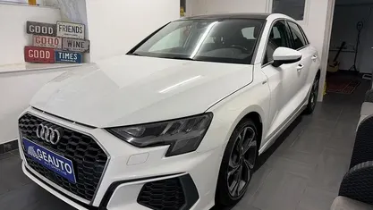Usata Audi A3 S-Line 150 CV (110 kW) 2022 Bianco Berlina