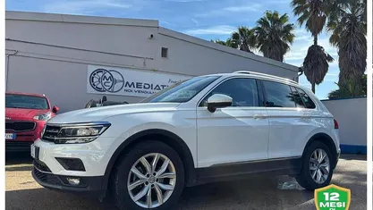 Usata VW Tiguan Advance 150 CV (110 kW) 2018 Bianco SUV