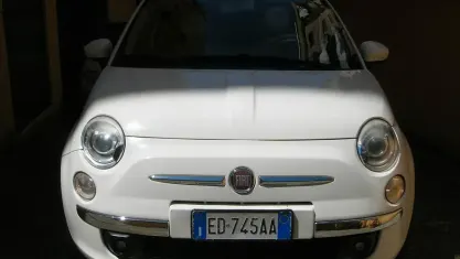Usata Fiat 500C Lounge 101 CV (74 kW) 2010 Bianco Cabrio