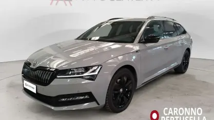 Usata Skoda Superb SportLine 156 CV (114 kW) 2021 Grigio Station wagon
