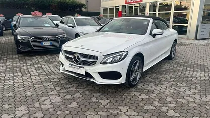 Bianco Usata 2017 Mercedes C180 Premium Plus Cabrio | 23.999 € (Buon prezzo)