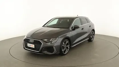 Usata Audi A3 Sportback S-Line 150 CV (110 kW) 2021 Grigio Utilitaria