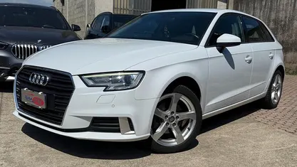 Usata Audi A3 Sport 115 CV (84 kW) 2019 Bianco Berlina