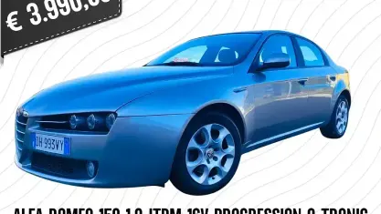 Usata Alfa Romeo 159 Exclusive 150 CV (110 kW) 2008 Grigio Berlina