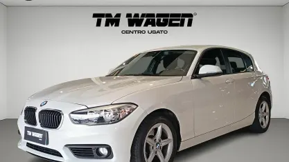 Usata BMW 118 Sport Line 150 CV (110 kW) 2016 Bianco Utilitaria