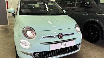 Usata Fiat 500 Lounge 69 CV (50 kW) 2016 Verde latte e menta Utilitaria