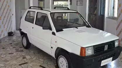 Usata Fiat Panda Young 54 CV (39 kW) 2003 Bianco Utilitaria