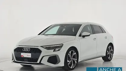 Usata Audi A3 S-Line 150 CV (110 kW) 2023 Bianco Berlina