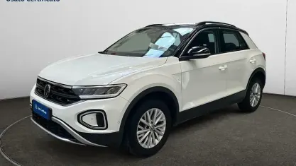 Usata VW T-Roc Life 110 CV (80 kW) 2023 Bianco SUV
