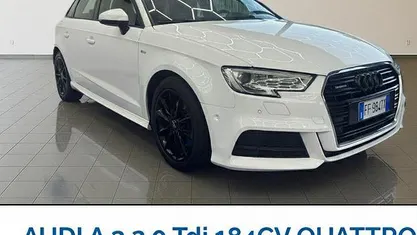 Usata Audi A3 Sport 184 CV (135 kW) 2017 Bianco Berlina