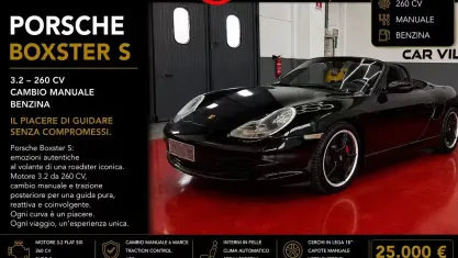 Usata Porsche Boxster 260 CV (191 kW) 2003 Nero Cabrio