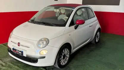 Usata Fiat 500C Lounge 69 CV (50 kW) 2010 Bianco Cabrio