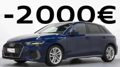 Begagnad Audi A3 S-Line 150 HK (110 kW) 2020 Blå Sedan