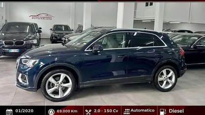 Usata Audi Q3 150 CV (110 kW) 2020 Blu SUV