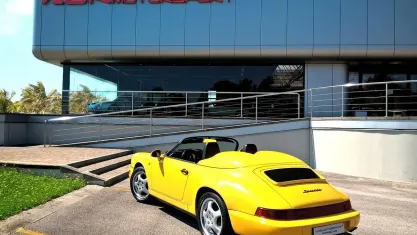 Usata Porsche 964 250 CV (183 kW) 1993 Giallo Cabrio