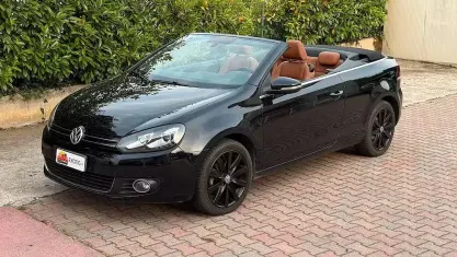 Usata VW Golf VII Highline 105 CV (77 kW) 2012 Nero Cabrio