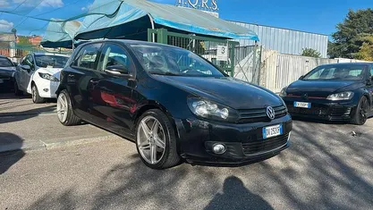 Usata VW Golf VI Highline 110 CV (80 kW) 2009 Nero Utilitaria