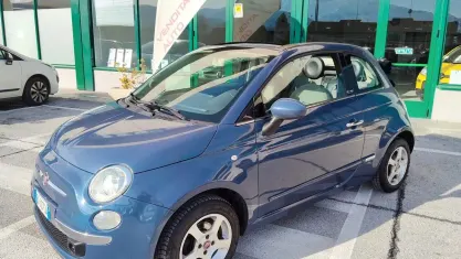 Usata Fiat 500C Lounge 69 CV (50 kW) 2013 Blu Cabrio