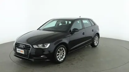 Usata Audi A3 Attraction 110 CV (80 kW) 2015 Nero Berlina