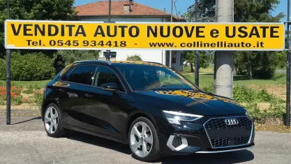 Usata Audi A3 Advanced 110 CV (80 kW) 2021 Nero mito metallizzato Berlina
