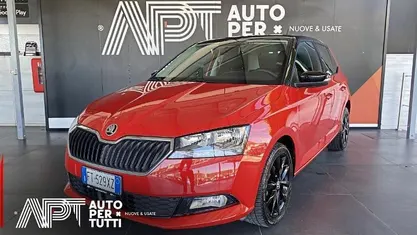 Usata Skoda Fabia 60 CV (44 kW) 2019 Rosso Utilitaria