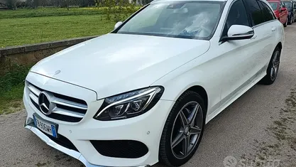 Usata Mercedes C220 Premium 170 CV (125 kW) 2016 Bianco Station wagon