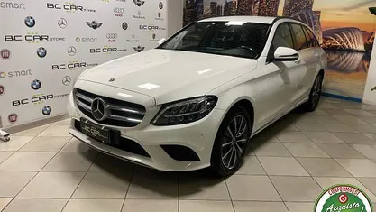 Usata Mercedes C220 194 CV (142 kW) 2019 Bianco Station wagon