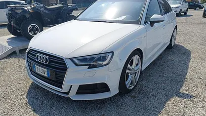 Usata Audi A3 S-Line 115 CV (84 kW) 2019 Bianco Berlina