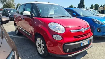 Usata Fiat 500L Living 86 CV (63 kW) 2014 Rosso Monovolume