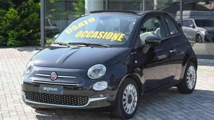 Usata Fiat 500C Dolcevita 69 CV (50 kW) 2022 Nero Cabrio