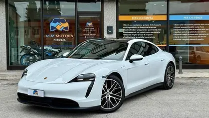 Usata Porsche Taycan 119 kW (163 CV) 2021 Bianco Berlina