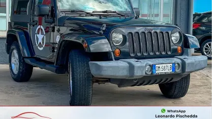Usata Jeep Wrangler Sahara 177 CV (130 kW) 2008 Nero SUV