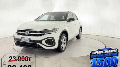 Usata VW T-Roc R-line 150 CV (110 kW) 2022 Bianco SUV