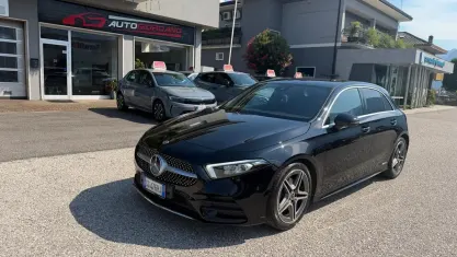 Usata Mercedes A160 AMG line 109 CV (80 kW) 2021 Nero Utilitaria
