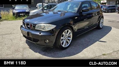 Usata BMW 118 122 CV (89 kW) 2005 Nero Utilitaria