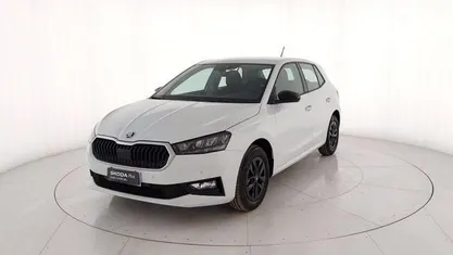 Nuova Skoda Fabia 80 CV (58 kW) 2025 Bianco metallizzato Utilitaria