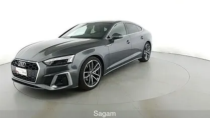 Grigio daytona perla Usata 2024 Audi A5 Sportback S-Line Due volumi | 45.800 € (Buon prezzo)