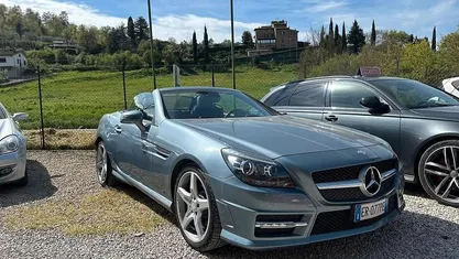 Usata Mercedes SLK250 Premium 204 CV (150 kW) 2013 Blu Cabrio