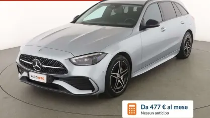 Usata Mercedes C300e 204 CV (150 kW) 2022 Argento Station wagon
