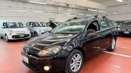 Usata VW Golf VI Trendline 105 CV (77 kW) 2010 Nero Station wagon