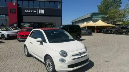 Usata Fiat 500C Lounge 69 CV (50 kW) 2018 Bianco Cabrio