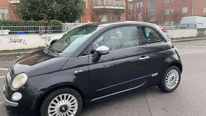 Nero Usata 2008 Fiat 500 Lounge Due volumi | 3700 € (Buon prezzo)