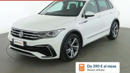 Usata VW Tiguan R-line 150 CV (110 kW) 2021 Bianco SUV