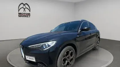 Usata Alfa Romeo Stelvio Ti 280 CV (205 kW) 2021 Nero / black SUV